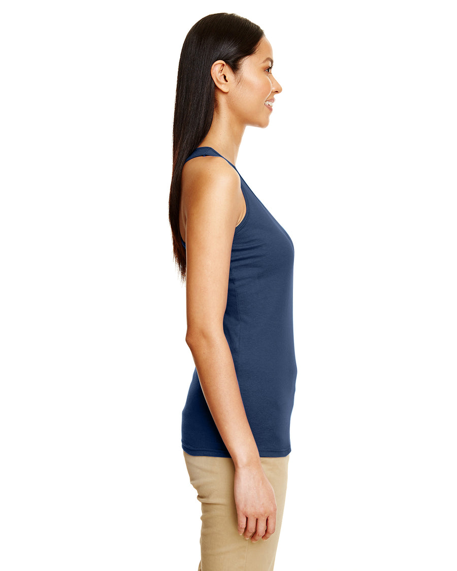 Women's Softstyle�� Racerback Tank - Navy