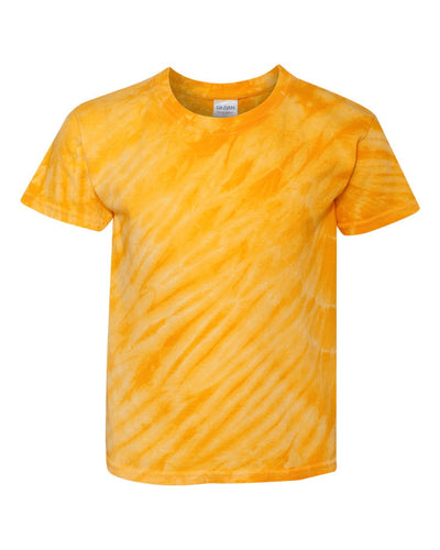 Youth One Color Tiger Stripe T-Shirt - Gold