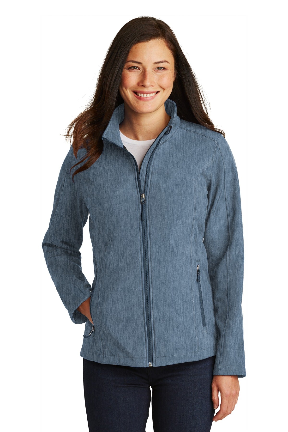 Women's Core Soft Shell Jacket - Navy Heather