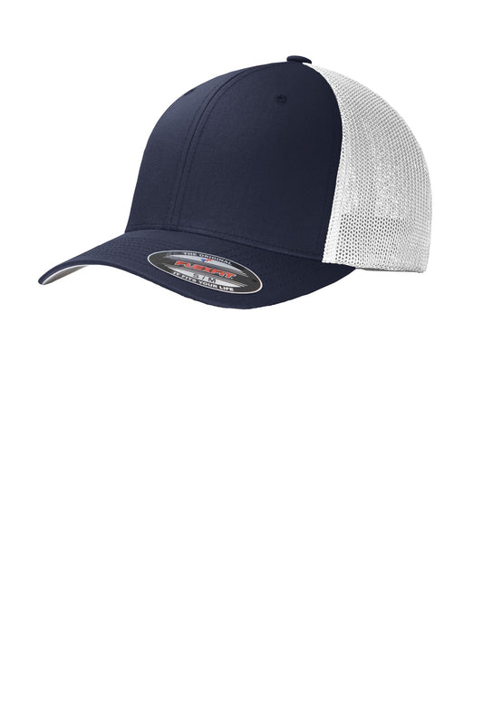 Flexfit Mesh Back Cap - True Navy / White