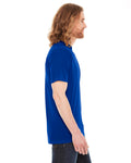 Unisex Poly-Cotton Short-Sleeve Crewneck - Lapis