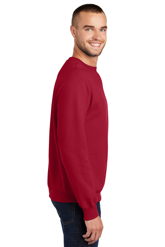 Unisex Essential Fleece Crewneck Sweatshirt - Red
