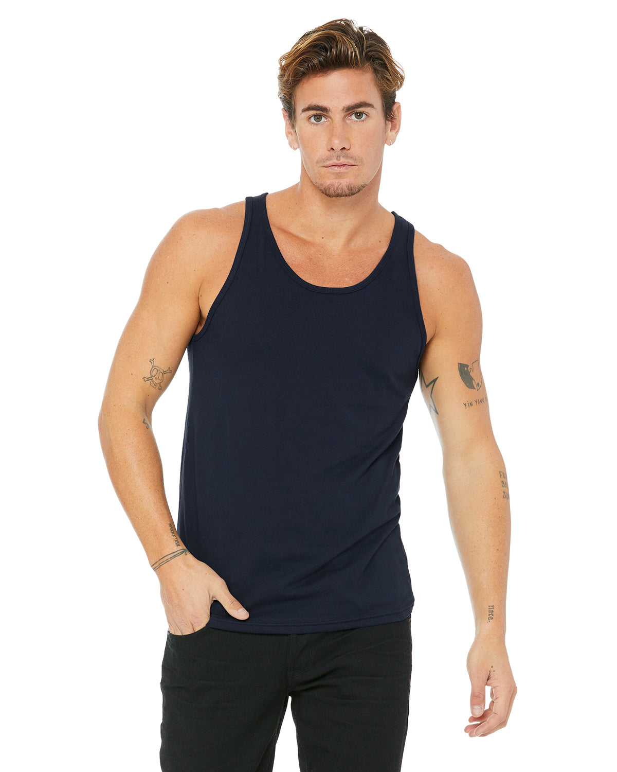Unisex Jersey Tank - Navy