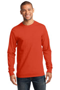 Unisex Long Sleeve Essential Tee - Orange