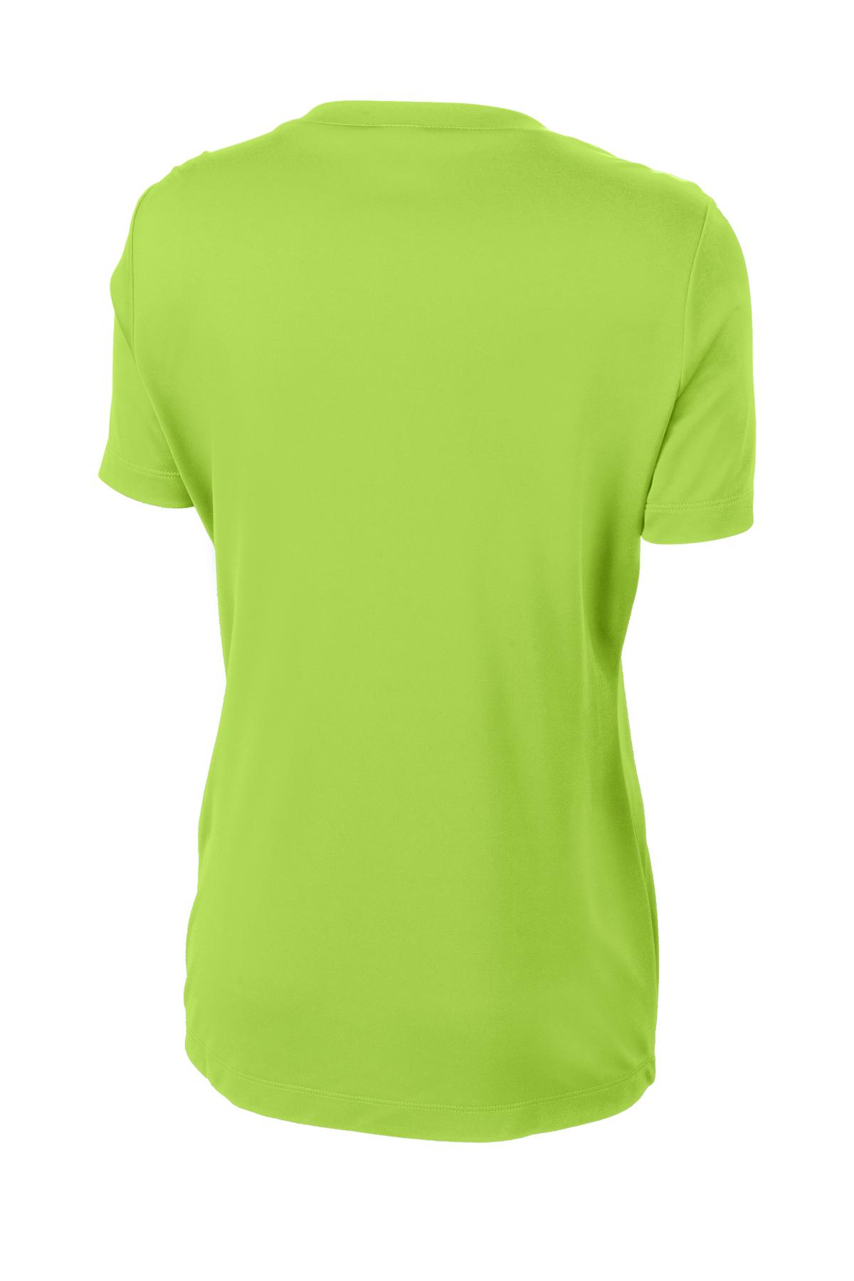 Women's PosiCharge Competitor V-Neck Tee - Lime Shock