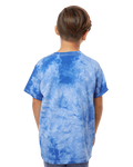 Youth Crystal Tie Dye T-Shirt - Royal
