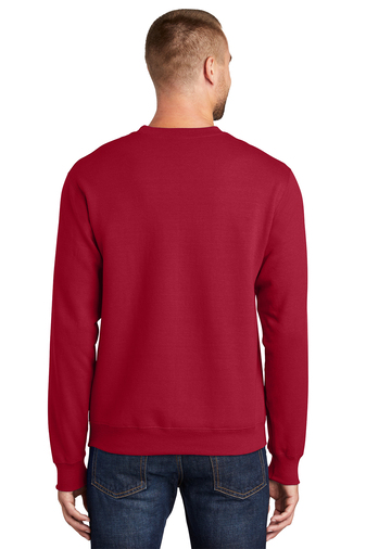 Unisex Essential Fleece Crewneck Sweatshirt - Red