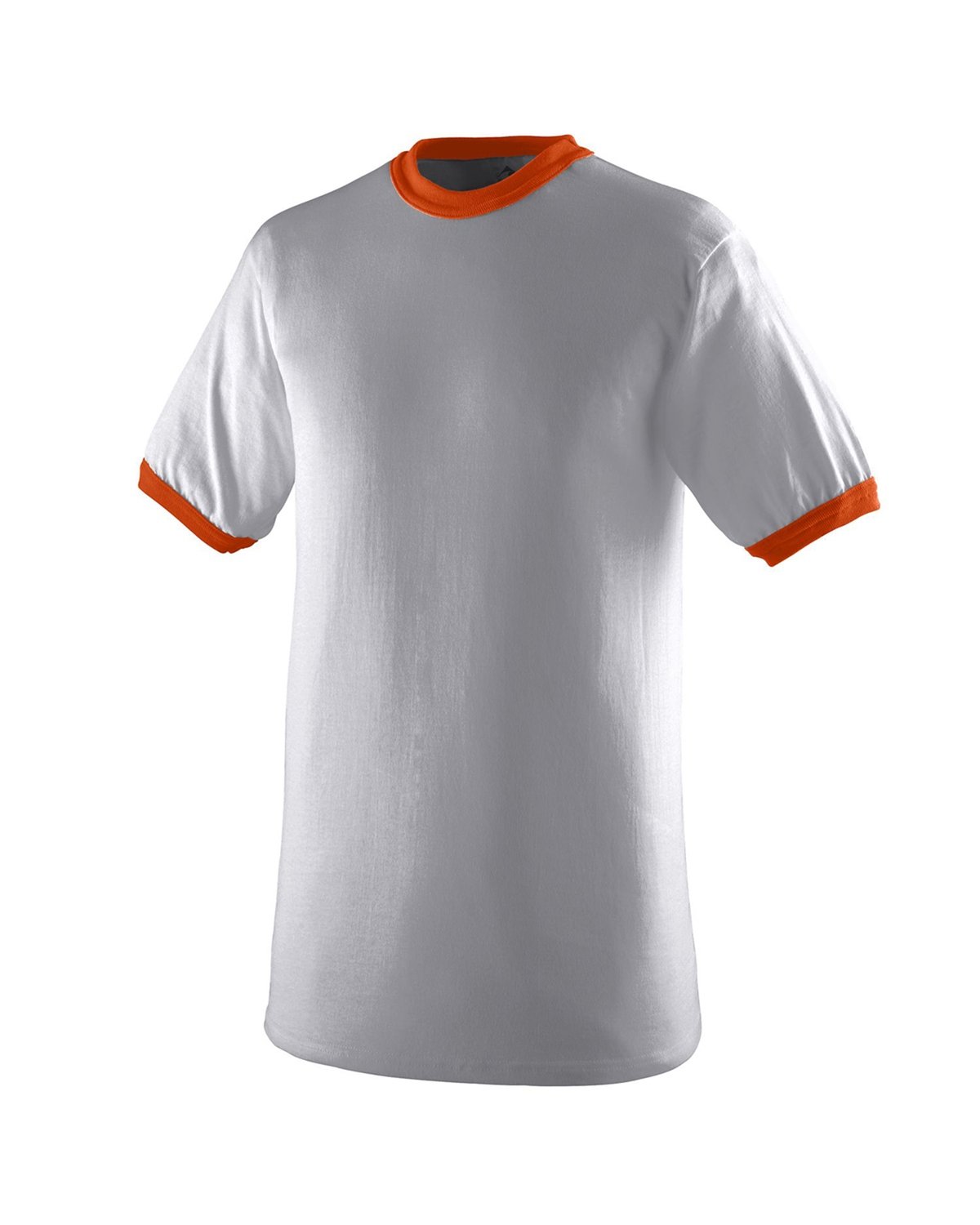 50/50 Ringer T-Shirt - Athletic Heather / Orange