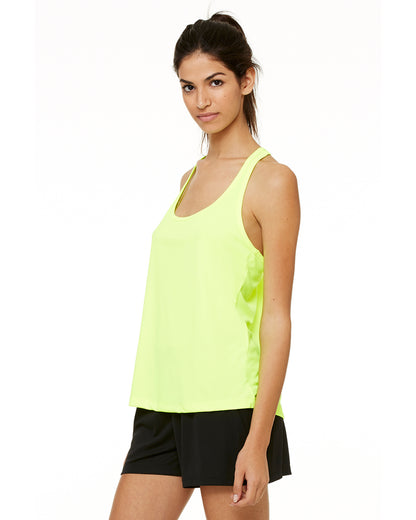 Women's Performance Racerback Tank - Sport Safety Yellow