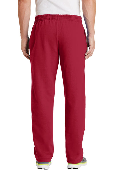 Unisex Core Fleece Sweatpant with Pockets - Red