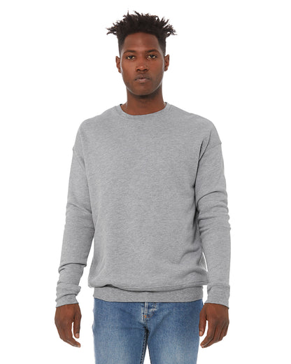 Unisex Drop Shoulder Fleece - Heather Athletic