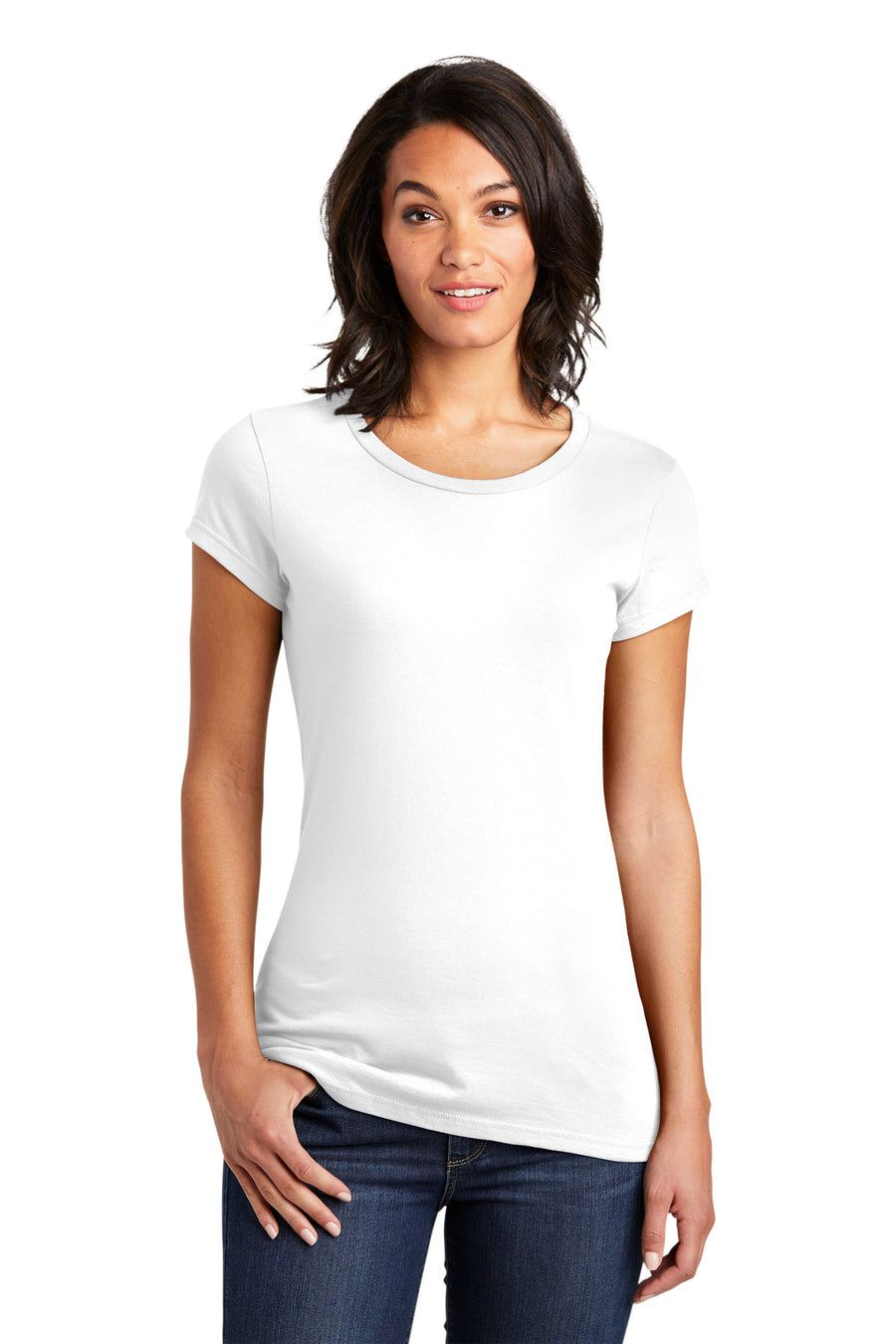 Women's Fitted Very Important Tee - White