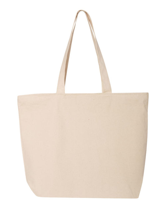 25L Zippered Tote - Natural