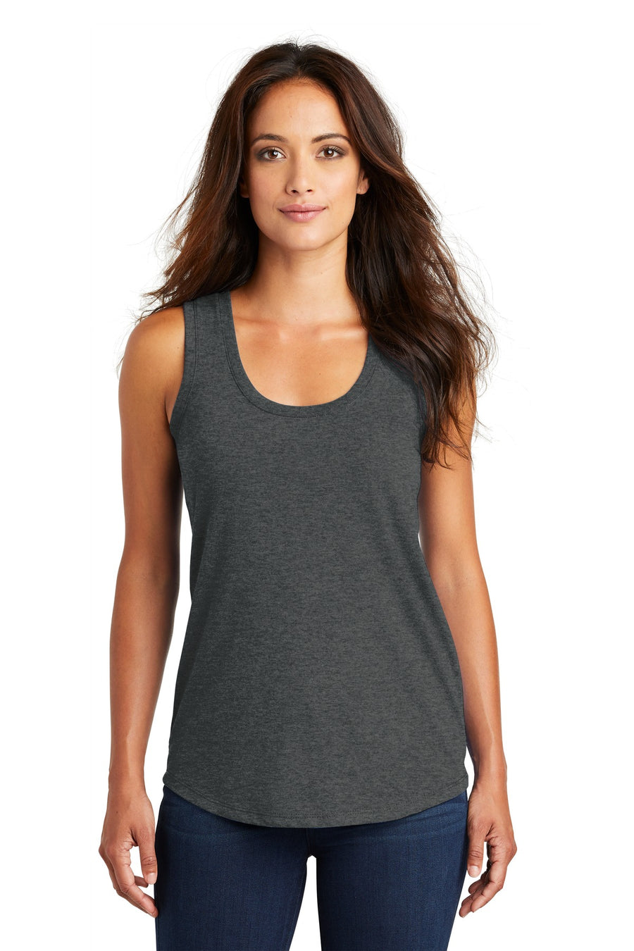 Women's Perfect Tri Racerback Tank - Black Frost