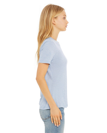 Women's Heathered Relaxed Jersey Short-Sleeve T-Shirt - Heather Prism Blue