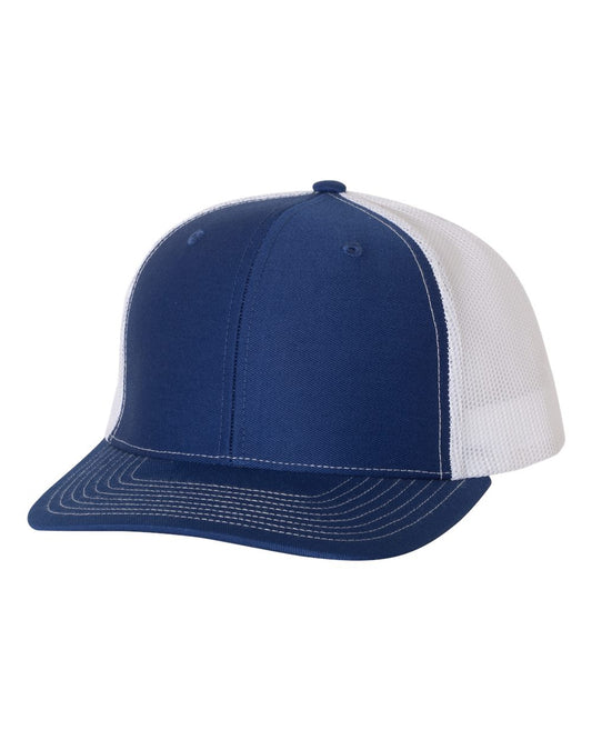 Snapback Trucker Cap - Royal / White