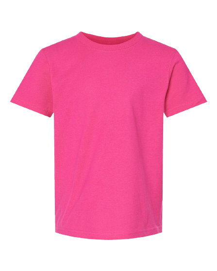 Youth Fine Jersey T-Shirt - Fuchsia