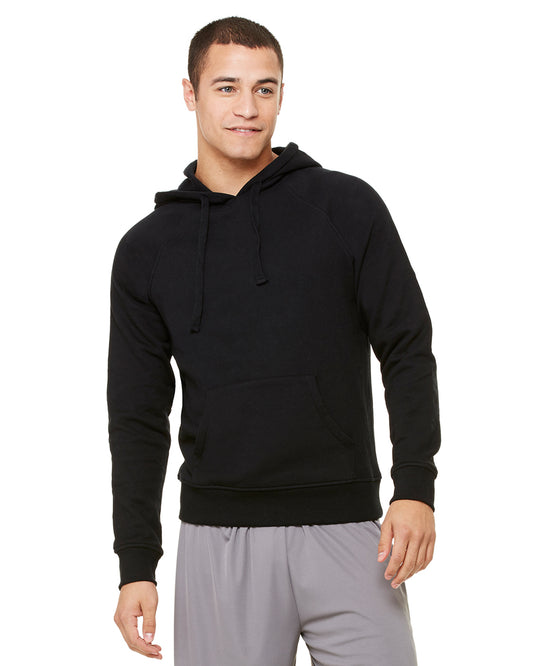 Unisex Performance Fleece Pullover Hoodie - Black