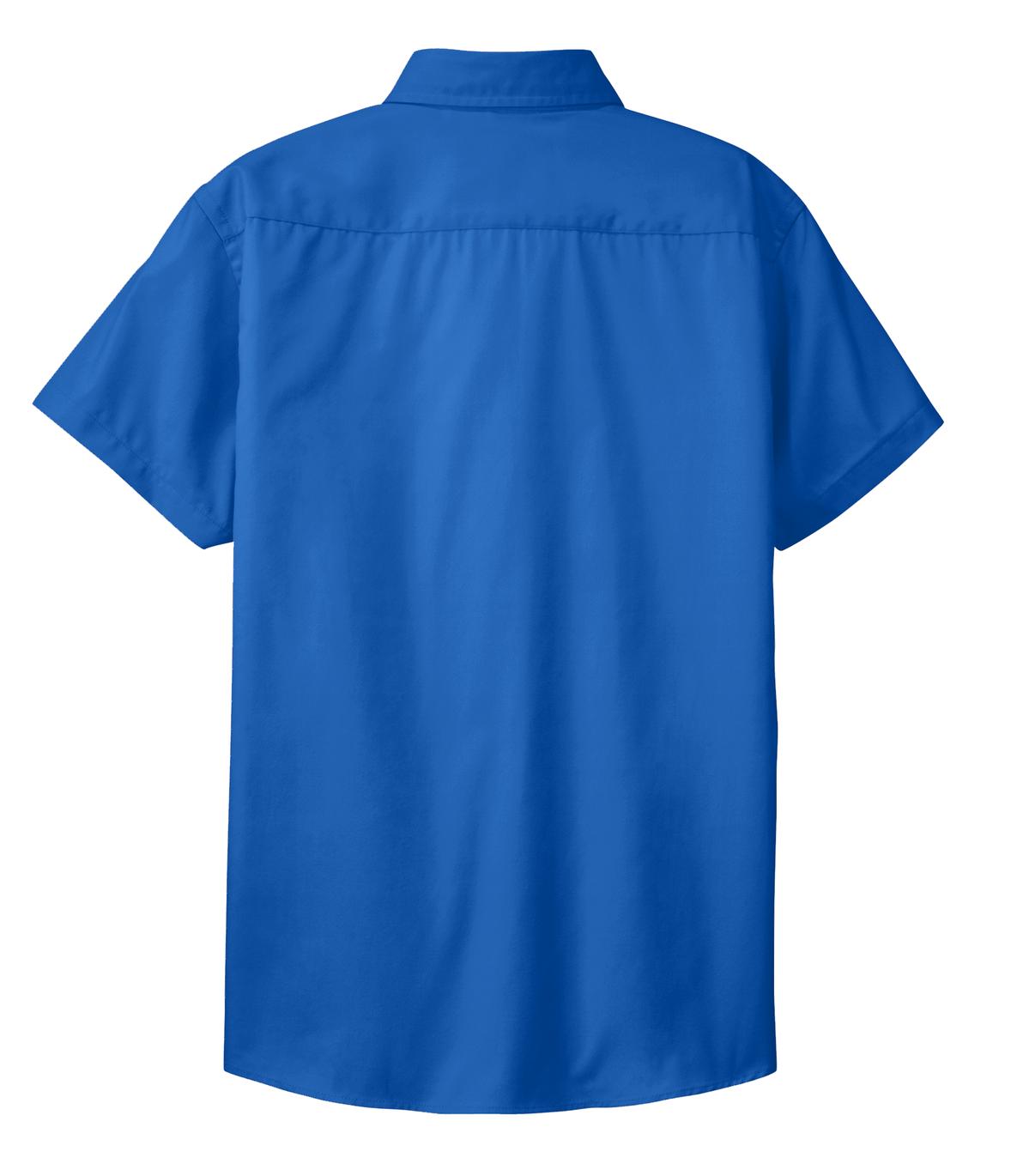 Women's Short Sleeve Easy Care Shirt - Strong Blue