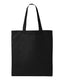 Q-Tees QTB - Economical Tote - Black