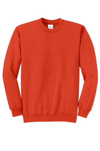 Unisex Core Fleece Crewneck Sweatshirt - Orange