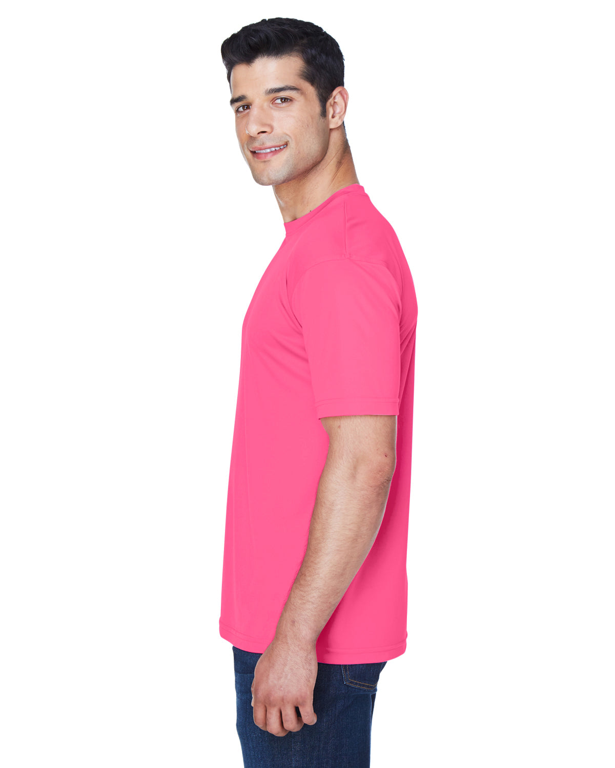 Men's Cool & Dry Sport Performance Interlock T-Shirt - Heliconia