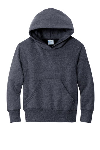 Youth Core Fleece Pullover Hoodie - Heather Navy