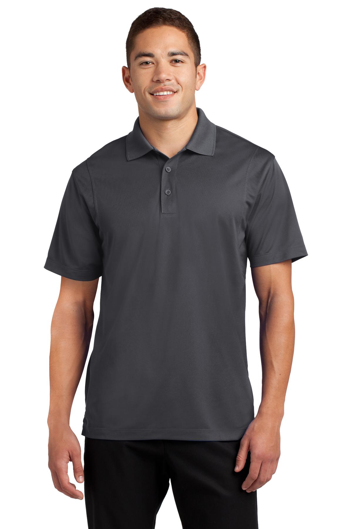 Men's Micropique Sport-Wick Polo - Iron Gray