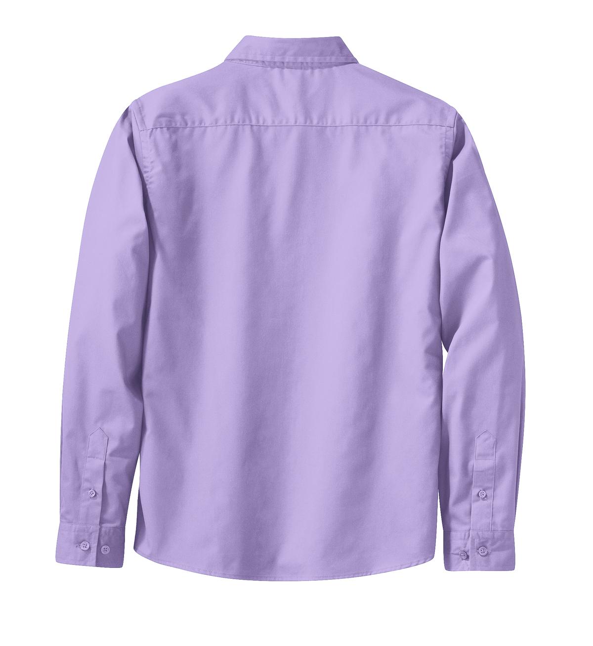 Women's Long Sleeve Easy Care Shirt - Bright Lavender