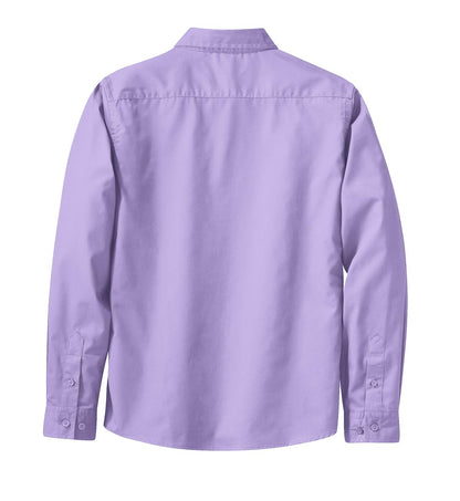 Women's Long Sleeve Easy Care Shirt - Bright Lavender