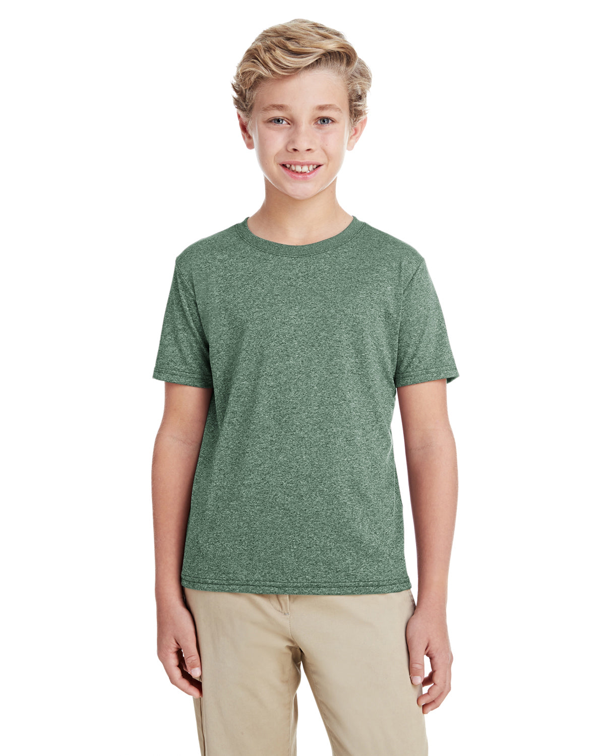 Youth Performance® Youth Core T-Shirt - Heather Sport Dark Green