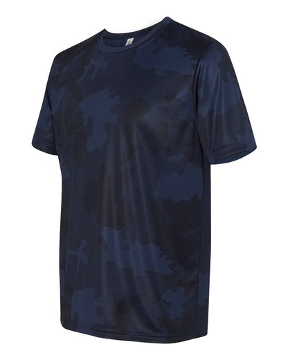 Unisex Performance Short-Sleeve T-Shirt - Sport Dark Navy Laser Camo