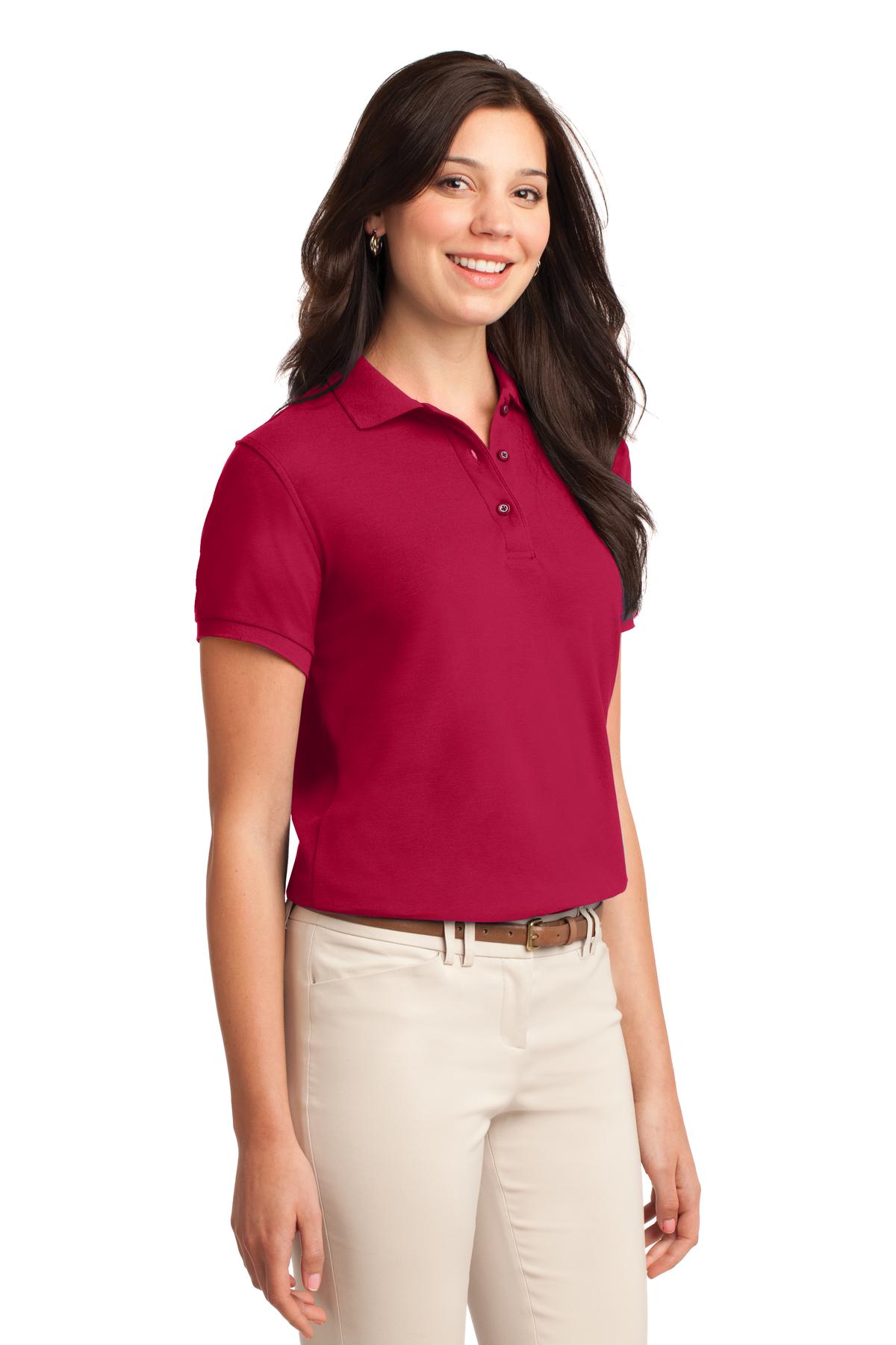 Women's Silk Touch Polo - Red