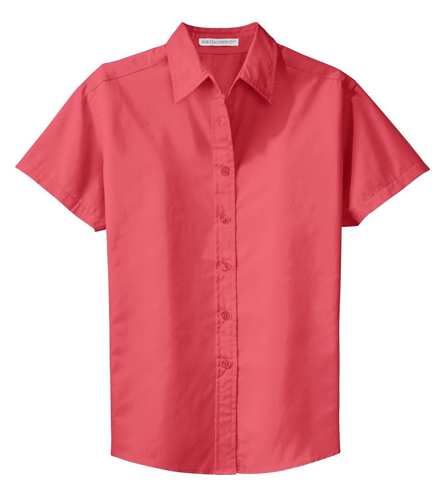 Women's Short Sleeve Easy Care Shirt - Hibiscus