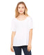Bella + Canvas 8816 - Women's Slouchy T-Shirt - White Slub