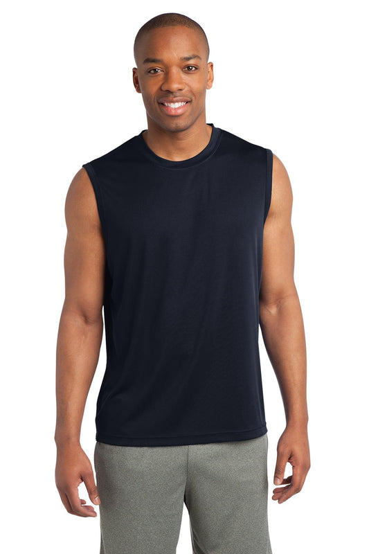 Men's Sleeveless PosiCharge Competitor Tee - True Navy