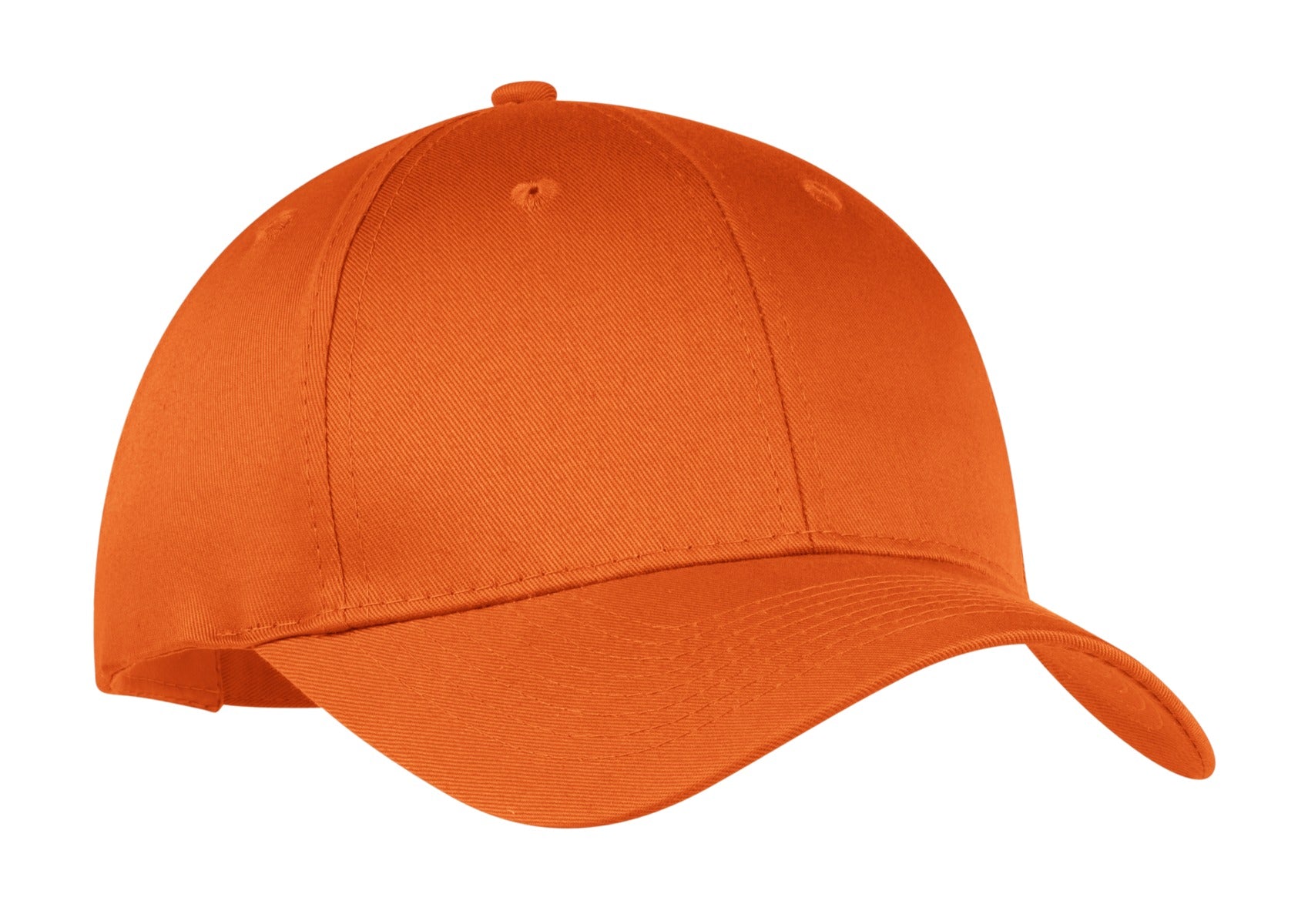 Six-Panel Twill Cap - Orange