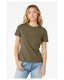 Bella + Canvas 6400CVC - Women's Heathered Relaxed Jersey Short-Sleeve T-Shirt - Heather Olive