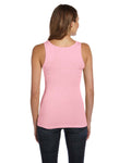 Women's Sheer Mini Rib Tank - Pink