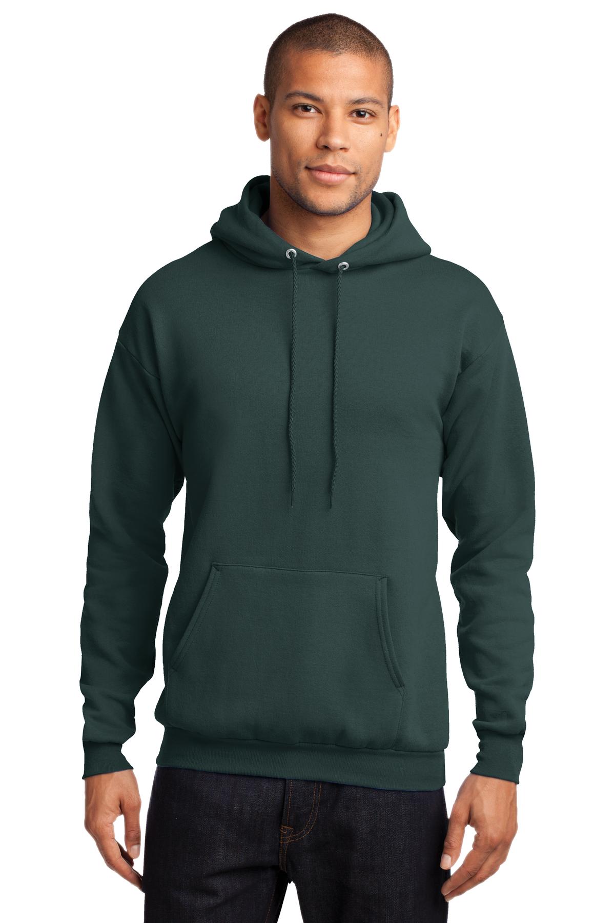 Unisex Core Fleece Pullover Hoodie - Dark Green