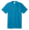 Unisex Core Cotton Tee - Neon Blue