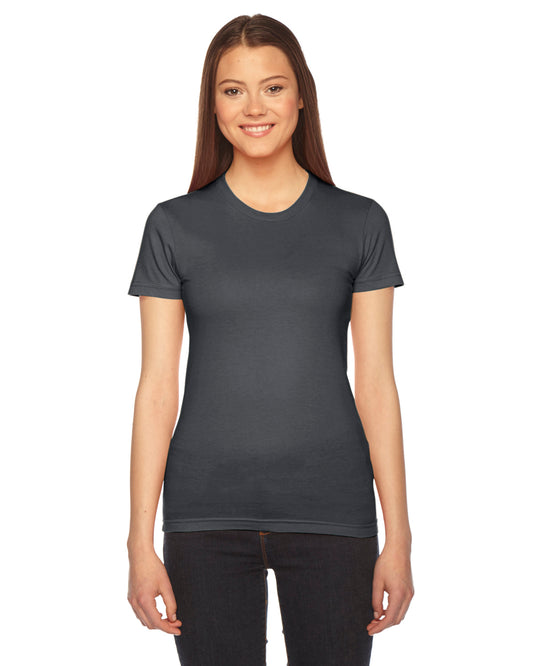 Women's Fine Jersey Short-Sleeve T-Shirt - Asphalt