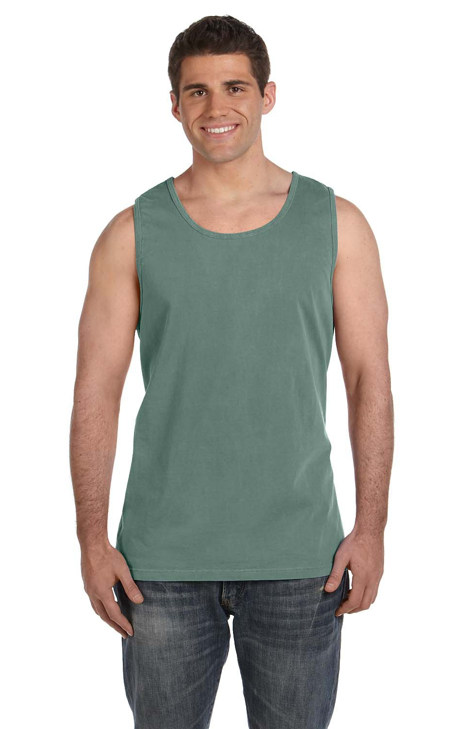 Unisex Heavyweight RS Tank - Light Green