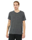 Bella + Canvas 3650 - Unisex Poly-Cotton Short-Sleeve T-Shirt - Asphalt Slub