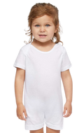 Infant Premium Jersey T-Shirt Romper - White