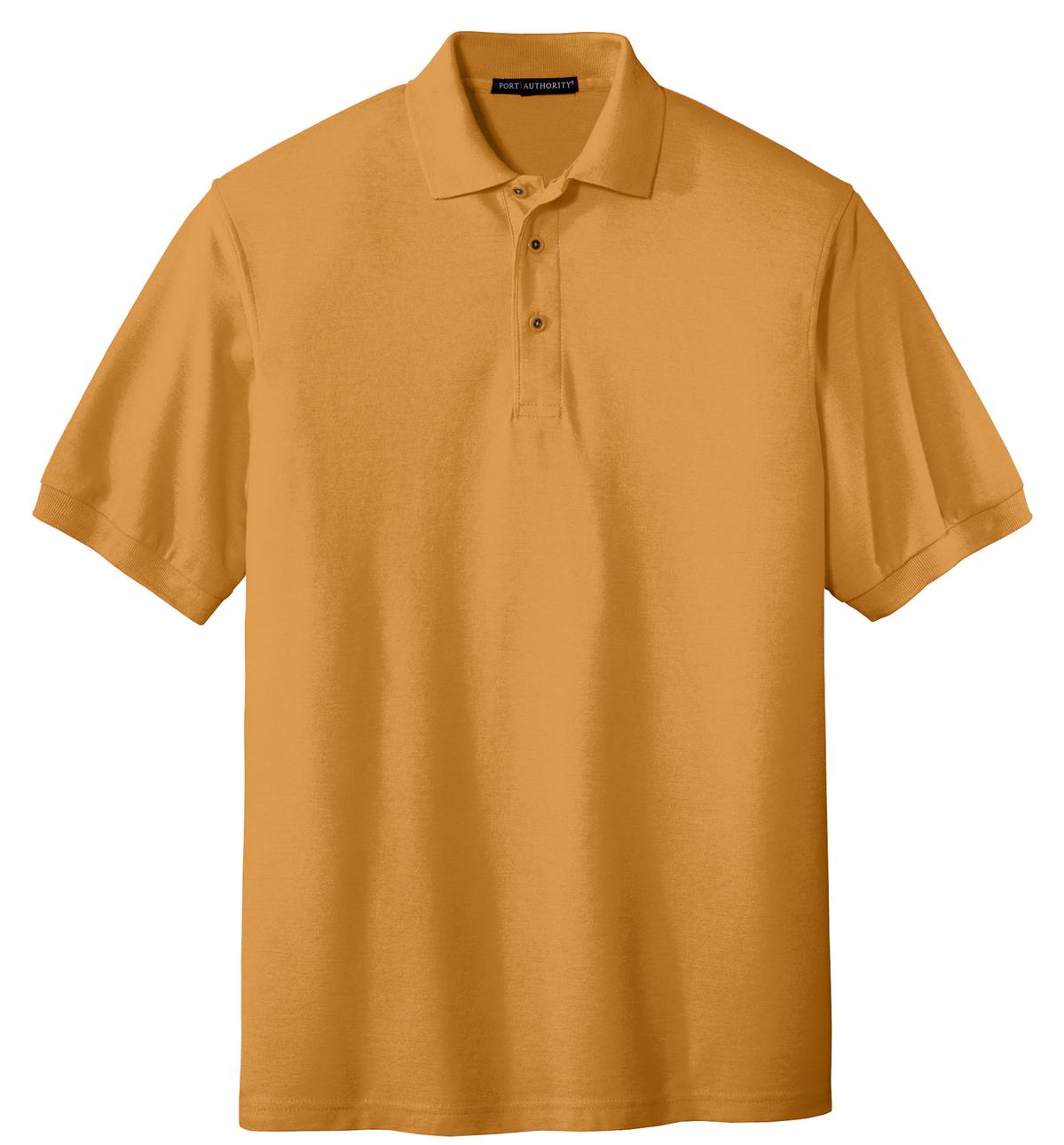 Unisex Silk Touch Polo - Gold