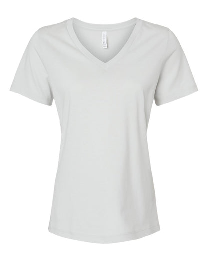 Women's Relaxed Jersey V-Neck T-Shirt - Silver