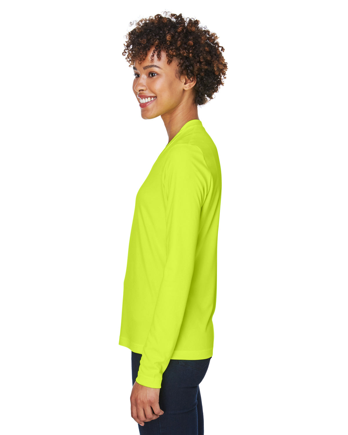 Women's Zone Performance Long-Sleeve T-Shirt - Safety Yellow