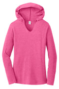 Women's Perfect Tri Long Sleeve Hoodie - Fuchsia Frost