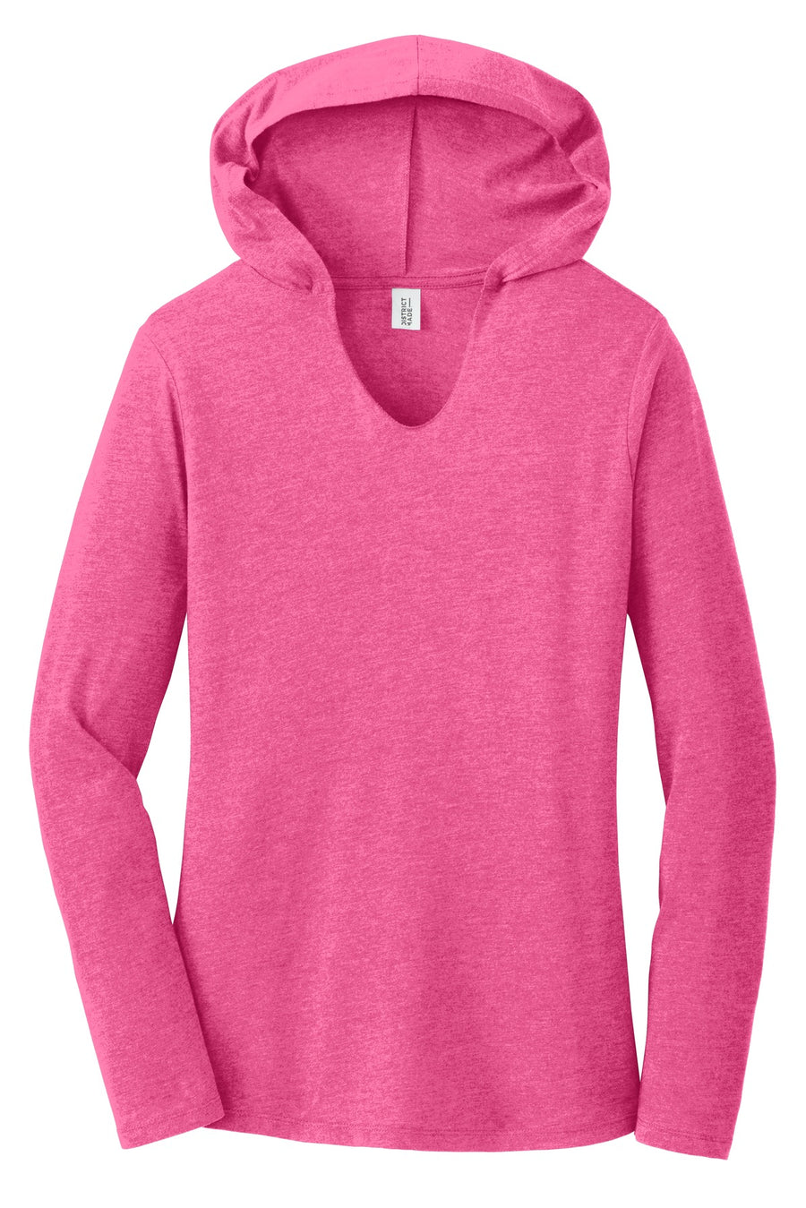 Women's Perfect Tri Long Sleeve Hoodie - Fuchsia Frost